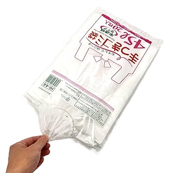 Amazon.co.jp: ジャパックス ゴミ袋 半透明 横65㎝×縦80cm 厚み